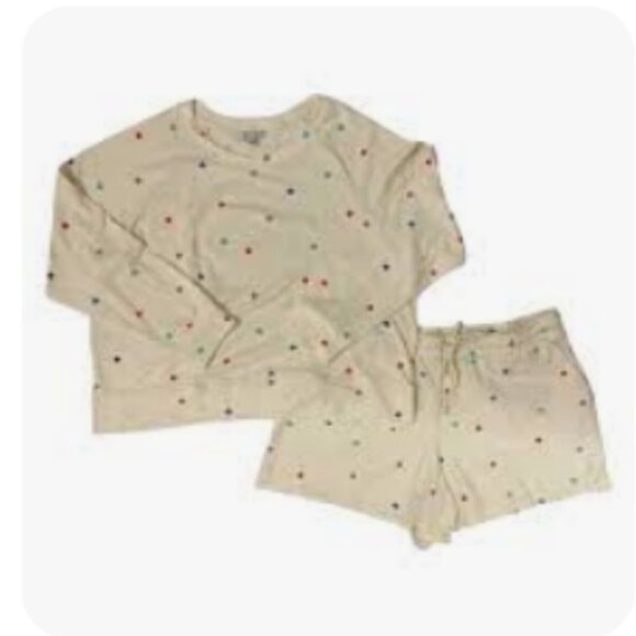 Wildfox Cream and Teal Lounge Set 2XL - Picture 3 of 8